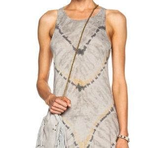 RAQUEL ALLEGRA  Handkerchief Cotton-Blend Dress